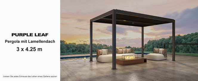 Die höchste Pergola von PURPLE LEAF