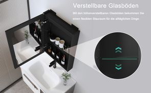 Verstellbare Glasböden