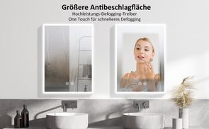 Größere Antibeschlagfläche