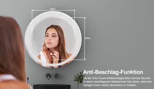 Größere Antibeschlagfläche
