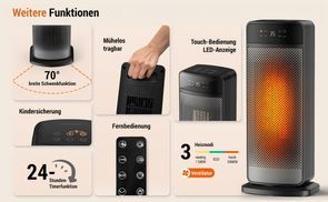 Perfekte Funktionen für Individualkomfort