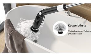 Rundbürste für kraftvolle Badreinigung,Ideal für Wanne