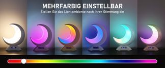 Touch Steuerung mit buntem Nachttischlicht