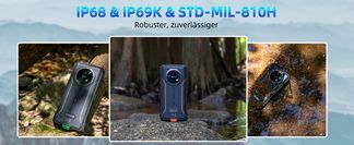 IP68/IP69K & MIL STD 810H Zertifiziert
