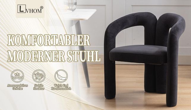 Luxuriöse Esszimmerstühle, komfortabel und elegant