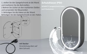 vormontiert geliefert. mit Netzadapter.