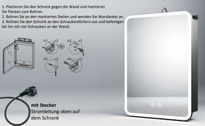 vormontiert geliefert, mit Netzadapter