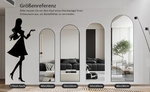  Ganzkörperspiegel größte 180x80cm