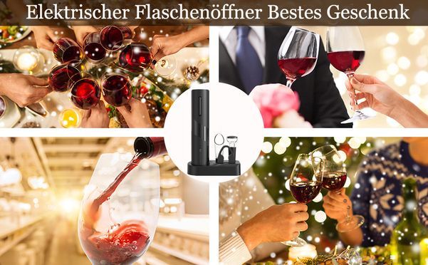 Elektrisches Weinöffner Set