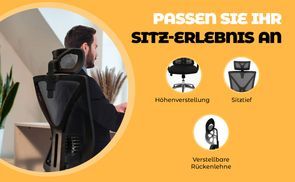 Individuell einstellbar für optimalen Sitzkomfort