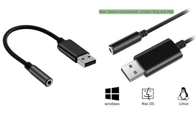 Vielseitiger Audio Adapter für besten Soundgenuss