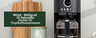  Mittlerer Mahlgrad – Für klassischen Filterkaffee