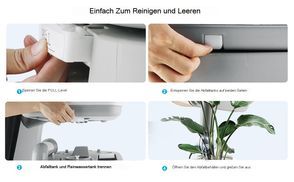Einfach zu Reinigen und zu Entleeren