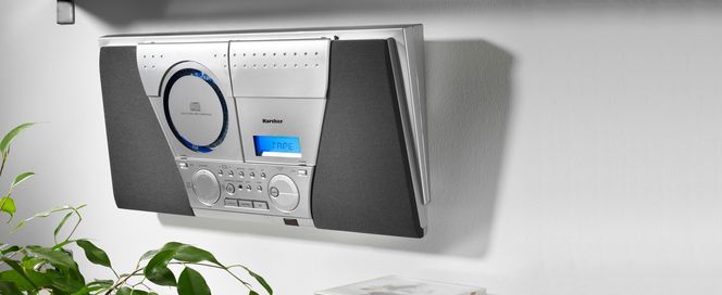 Karcher MC 6550(N) Vertikale Musikanlage mit CD Player, Radio & Kassettendeck