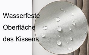 Wasserabweisender Stoff.