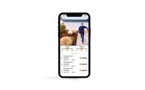 Впередe App Funktionen