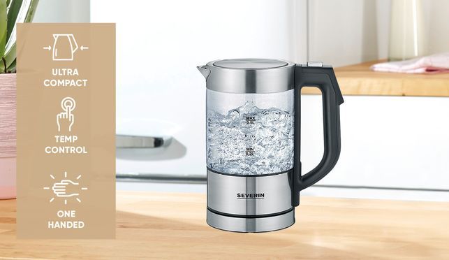 Digitaler Mini Glas-Wasserkocher