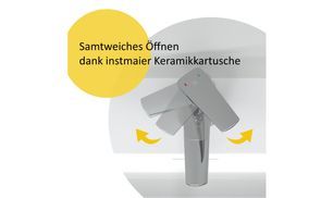 Geräuscharme Waschtischarmatur