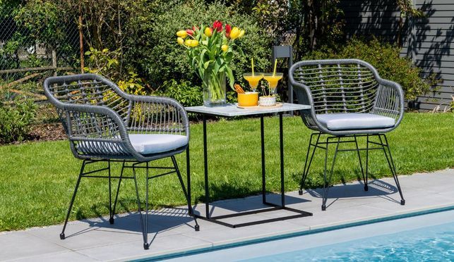 PARAMO Gartenstuhl 2er Set