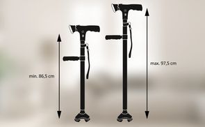 5 einstellbaren Größen
