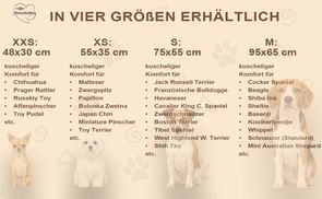 Kuschelige Hundedecke in 4 Größen