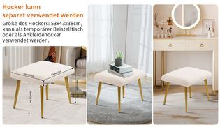  Hocker kann separat verwendet werden.