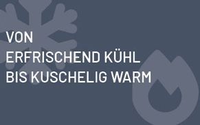 Die richtige Wärmestufe für jeden Schlaftypen 
