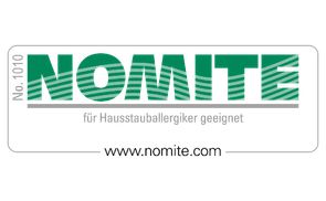 Geeignet für Всеrgiker durch die Nomite Zertifizierung