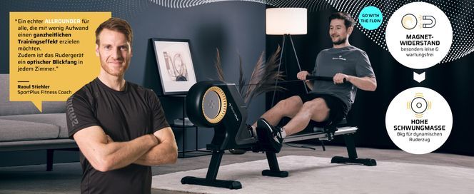 Ganzkörpertraining auf einem neuen Level – das SportPlus Rudergerät SP MR 1300