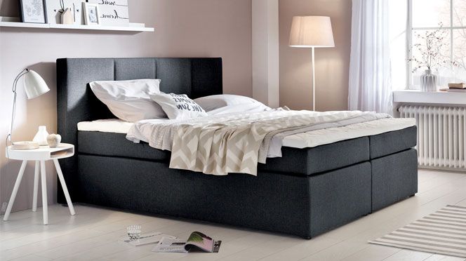 Boxspringbett KAZ mit cleanem Design