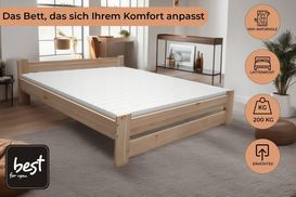 Belastbares Holz Bett für Langlebigkeit