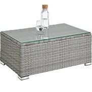 Loungetisch mit Glasplatte