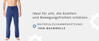 Komfort und Bewegungsfreiheit in 100 % Baumwolle