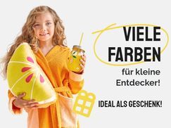 Perfekt als Geschenk – Kinderbademantel in vielen Цвета(ов)