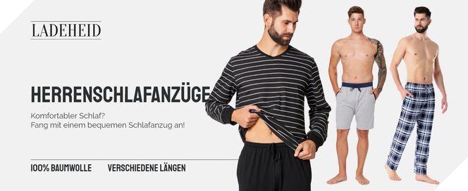 Herrenschlafanzüge für erholsamen Schlaf