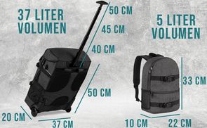 37 Liter Raumwunder + 8