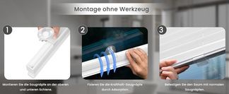 Einfache Installation und umfangreiches Zubehör