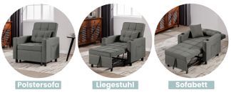 Sessel mit schlaffunktion