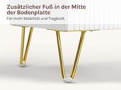 Zusätzlicher Fuß in der Mitte der Bodenplatte