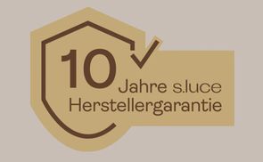 10 Jahre Garantie bei s.luce