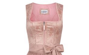 Edles Mieder mit Samtborte und Zipper