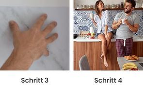Einfache Montage