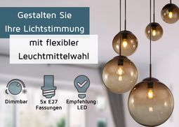 Individuelle Leuchtmittelwahl für perfektes Licht