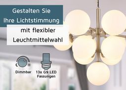 13 G9 Leuchtmittel für brillante Lichtwirkung