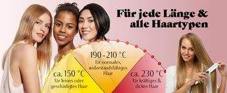 FÜR ALLE HAARTYPEN UND JEDE LÄNGE!