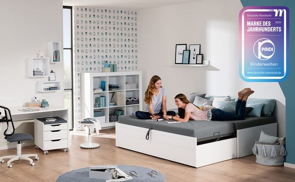Universalliege FLYNN: Cooles Teeniebett, chilliges Sofa oder lässiges Doppelbett