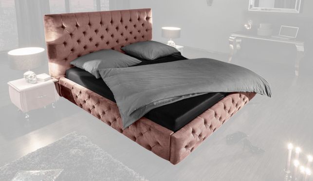 Dein neues, edles Doppelbett - mit Chesterfield Design!