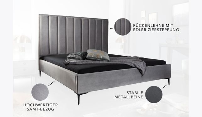 Deine neues, elegantes Bett - in Kingsize oder Queensize!