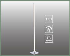 Besonders benutzerfreundliche LED-Stehleuchte.