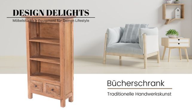 Bücherschrank „Libros“ Holzregal